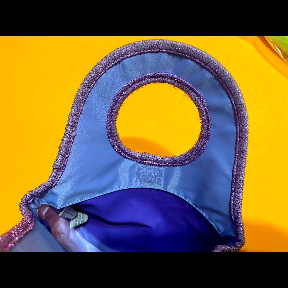MY LITTLE PONY NWOT VINTAGE 2004 MINI HAND BAG EMBOSSED, SEQUINS, LAVENDER - Picture 13 of 15